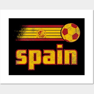 Spain Soccer Retro Vintage Posters and Art